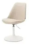 Drehstuhl drehbar Maverick , creme , Ma&szlig;e (cm): B: 48 H: 76