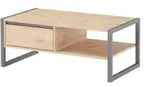 Couchtisch mit Schubkasten Fiano , holzfarben , Ma&szlig;e (cm): B: 55 H: 40