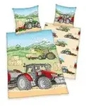 Bettw&auml;sche-Set M&auml;hdrescher , mehrfarbig , Ma&szlig;e (cm): B: 135 H: 1