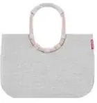 reisenthel Shoppingtasche , grau , Polyester,Kunststoff,Metall , Ma&szlig;e (cm): B: 40