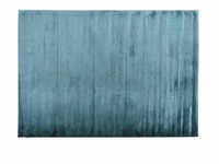 Tom Tailor Kurzflorteppich Shine , blau , Viskose , Maße (cm): B: 160 H: 1