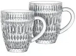 Nachtmann Kaffeebecher 2er Set Ethno Barista , transparent/klar , Glas , Ma&szlig;e (cm):