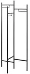 Garderobenst&auml;nder , schwarz , Metall , Ma&szlig;e (cm): B: 70 H: 170