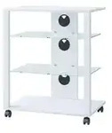 Regal Folas , wei&szlig; , Ma&szlig;e (cm): B: 60 H: 70