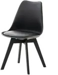 Esszimmerstuhl Linares , schwarz , Ma&szlig;e (cm): B: 49 H: 83
