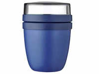 Mepal Lunchpot To Go Ellipse , blau , Kunststoff , Maße (cm): H: 12,8 Ø: 9.1