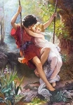 Castorland Puzzle Pierre-Auguste Cot: Fr&uuml;hling - 1000 Teile