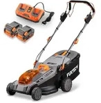 Akku Rasenm&auml;her FX-E2RM43PRO Set mit flexiblem Antrieb