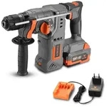 FUXTEC 20V Akku Bohrhammer FX-E1RH20 SET mit 1 x Akku 4Ah, 1 x Ladeger&auml;t 1A
