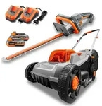 FUXTEC 20V Akku Garten-Set FX-E1RM20ECO + FX-E1HS20 mit Akku & Ladeger&auml;t