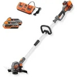 Akku Rasentrimmer FX-E2RTSET inkl. 2x 2Ah Akkus und 1x Doppel-Ladeger&auml;t 2,4A