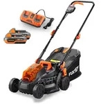 FUXTEC 40V Akku Rasenm&auml;her FX-E1RM20 SET mit 2 x Akku 2Ah, Doppel-Ladeger&auml;t...