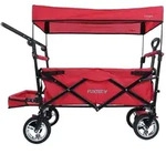 FUXTEC Bollerwagen FX-CT800 mit UV-gesch&uuml;tztem Sonnendach,Schiebegriff &