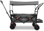 FUXTEC Strand-Bollerwagen FX-CTB800 mit UV-gesch&uuml;tztem Sonnendach,Schiebegriff &