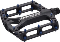 Reverse 933000654, Reverse Components Black One Pedals Silber Black / Blue