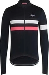 Rapha BJR09LSDPWMED, Rapha Brevet Long Sleeve Jersey Blau M Mann Dark Navy / High-Vis