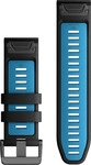 Garmin 010-13281-05, Garmin Quickfit 26 Mm Silicone Strap Schwarz,Silber Black /