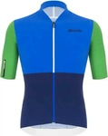 Santini 2S94475REDUXISTI-RY-XXL, Santini Redux Istinto Short Sleeve Jersey Blau...