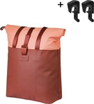 Basil B18512, Basil Vive Mik Hooks Pannier 20l Orange Burgundy / Pink