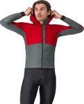 Castelli 4525500645-S, Castelli Fly Unlimited Jacket Rot,Grau S Mann Red Rich /...