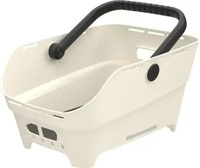 Basil B20045, Basil Cento Neo Mik Rear Basket 21l Wei&szlig; Off White