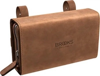 Brooks England B2767A07210, Brooks England D-shaped Saddle Bag Braun Pre Aged Dark
