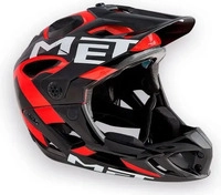 Met M3HELM98S0NR, Met Parachute Downhill Helmet Schwarz S Black / Red