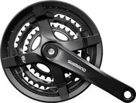 Shimano EFCTY501C888CLB, Shimano Tourney Ty501 6-8s Crankset Schwarz 170 mm /