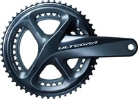 Shimano IFCR8000DX26, Shimano Ultegra R8 Crankset Schwarz 172.5 mm / 52/36t...