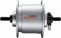 Shimano EDHC30003NNASG, Shimano Nexus Dh-c3000 Dynamo 3w Front Hub Silber 36H / 10 x