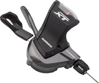 Shimano ISLM8000LBP2, Shimano Xt Left 2/3s Shifter Schwarz,Silber 2/3s Black / Silver