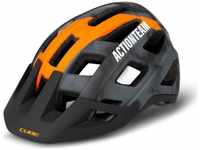Cube 16242-M, Cube Badger X Action Team Mtb Helmet Orange,Grau M