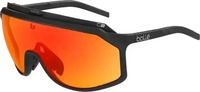 Bolle 12634, Bolle Chronoshield Sunglasses Schwarz Phantom Brown Red/CAT3 Matte Black