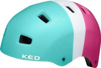 Ked 222009-0L3G, Ked 5forty Urban Helmet Mehrfarbig L Turquoise / White / Pink