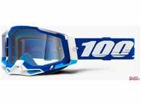 100percent 50121-101-02, 100percent Racecraft 2 Mask Blau Clear/CAT0