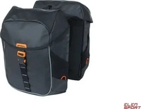 Basil 702707/18086, Basil Miles Tarpaulin 34l Panniers Schwarz Black / Orange