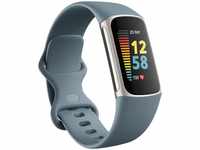 Fitbit FB421SRBU, Fitbit Charge 5 Smartwatch Silber