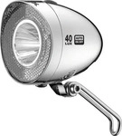 Xlc 2500222000, Xlc Retro Cl-d04 Dynamo Front Light Silber 40 Lux / Chrome