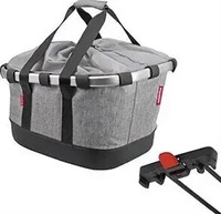 Klickfix K0304RTS, Klickfix Bikebasket Gt Racktime Snap It Twist Rear Basket 21l Grau