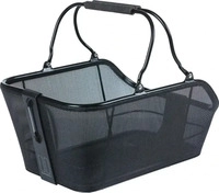 Basil B11302, Basil Cento Tech Fiber Nordlicht Mik Rear Basket 21l Schwarz Solid