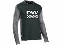 Northwave NW22-89201301-19-M, Northwave Edge Long Sleeve Jersey Schwarz M Mann male