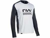 Northwave NW22-89201301-91-L, Northwave Edge Long Sleeve Jersey Weiß L Mann male