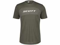 Scott 289415-0091-L, Scott Trail Flow Dri Short Sleeve Jersey Grün L Mann male
