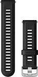 Garmin 010-11251-3U, Garmin Forerunner 22 Mm Silicone Strap Schwarz Black / Silver