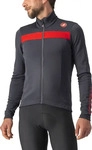 Castelli 4518511030-S, Castelli Puro 3 Fz Long Sleeve Jersey Schwarz S Mann Dark Grey