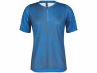 Scott 289421-7142-XL, Scott Trail Vertic Short Sleeve Jersey Blau XL Mann male