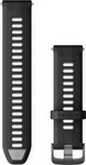 Garmin 010-11251-9Y, Garmin Quick Release 22 Mm Silicone Strap Schwarz Black / Grey