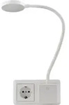 LED-Steckdosenleuchte EINLICHT ''Halo'' 3,3W, 438lm, step-dimmbar, warmwei&szlig;