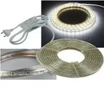 LED-Stripe Ultra-Bright" 230V, 5,0m 630 Lumen/Meter, wei&szlig;"