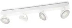 Philips Lighting myLiving LED-4er-Spot Clockwork wei&szlig; oder aluminium Wei&szlig;